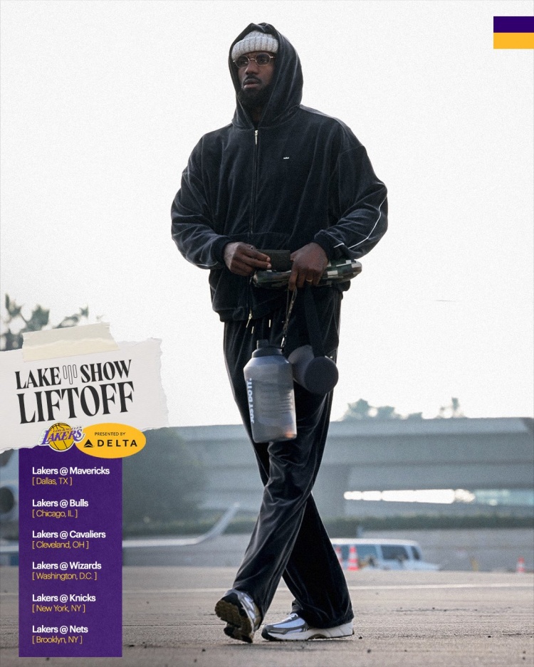 开云Kaiyun官网入口-湖人官推晒球员前往客场登机照：6个客场地点